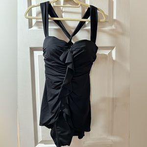 Lands End one piece swim suit